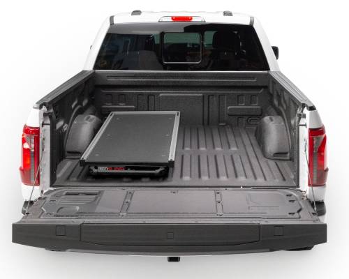 bedslide 600slim sliding cargo tray left